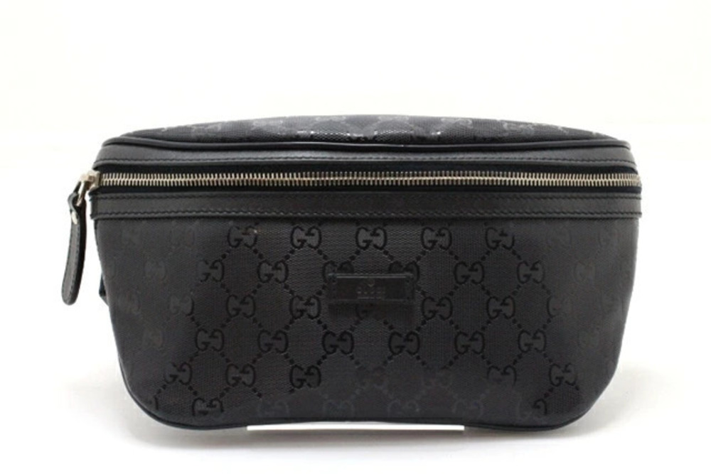 Gucci GG Imprime Waist Bag Canvas Navy Blue